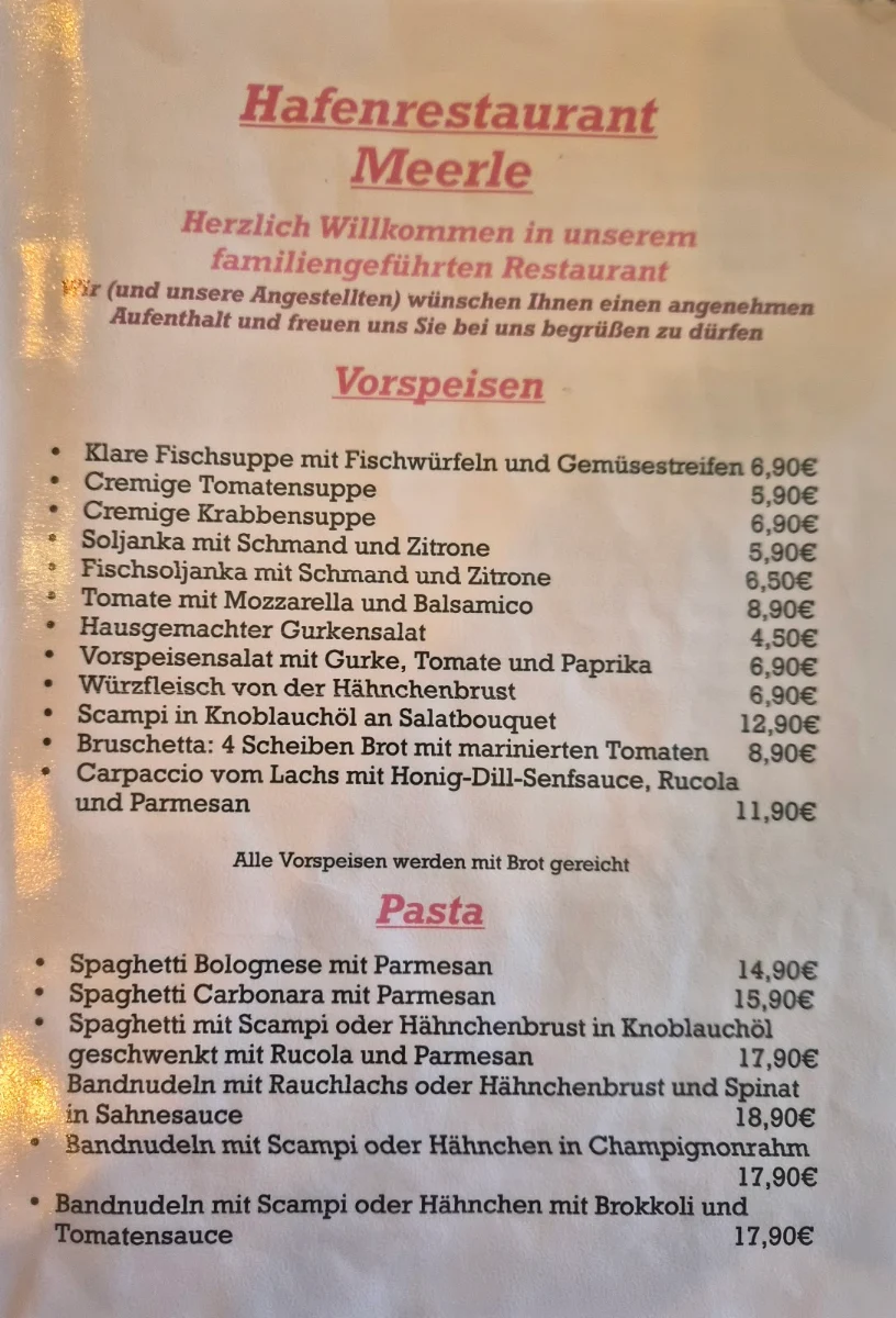 Speisekarte photo 2