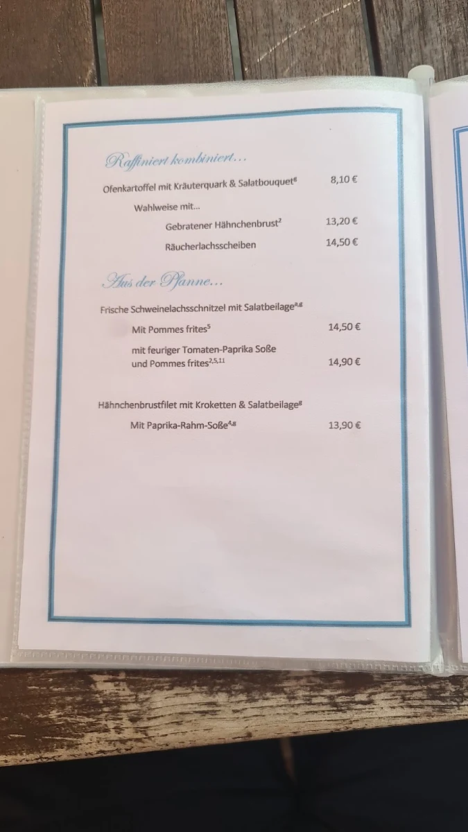 Speisekarte photo 2