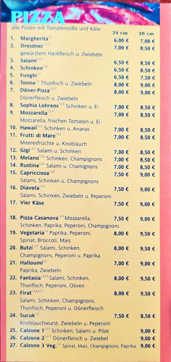 Speisekarte photo 2