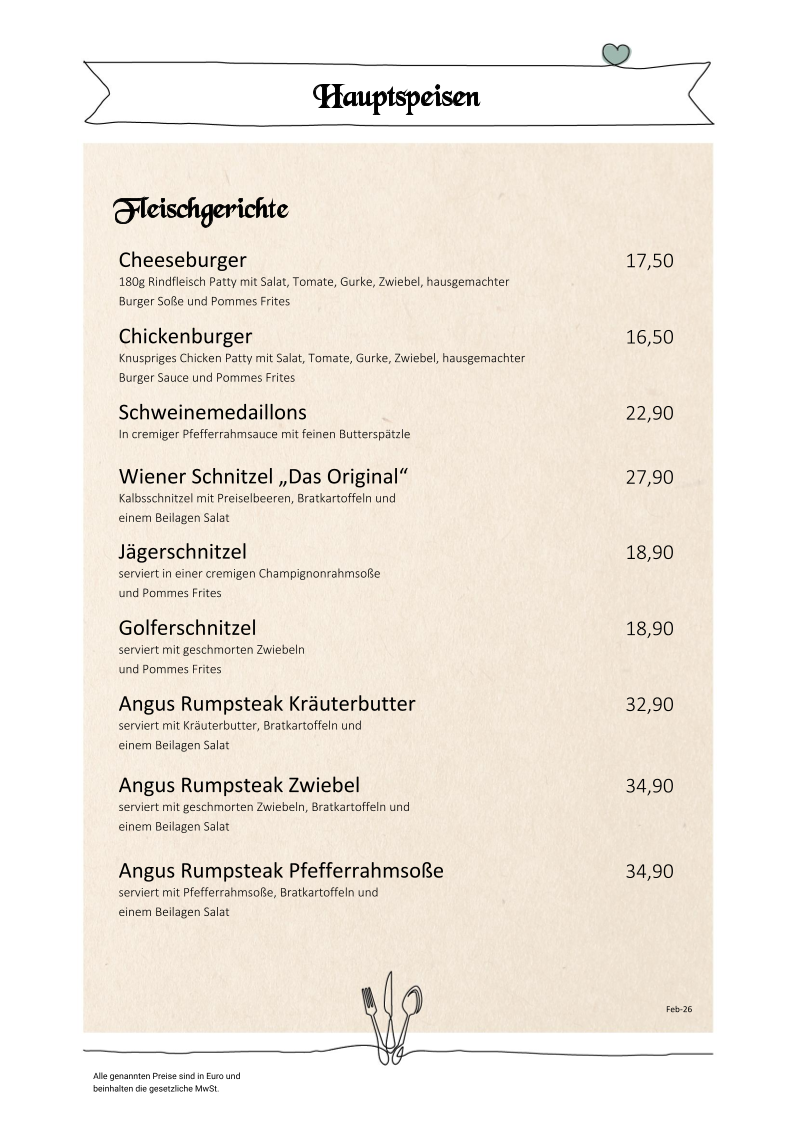 Speisekarte photo 6