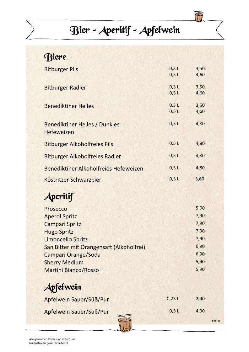 Speisekarte photo 7