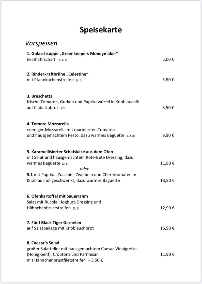 Speisekarte photo 3