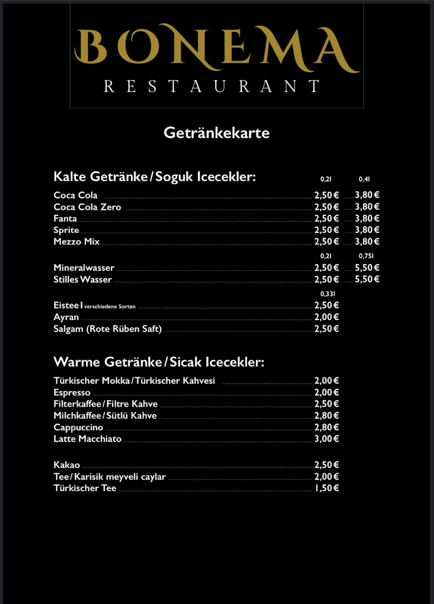Speisekarte photo 4