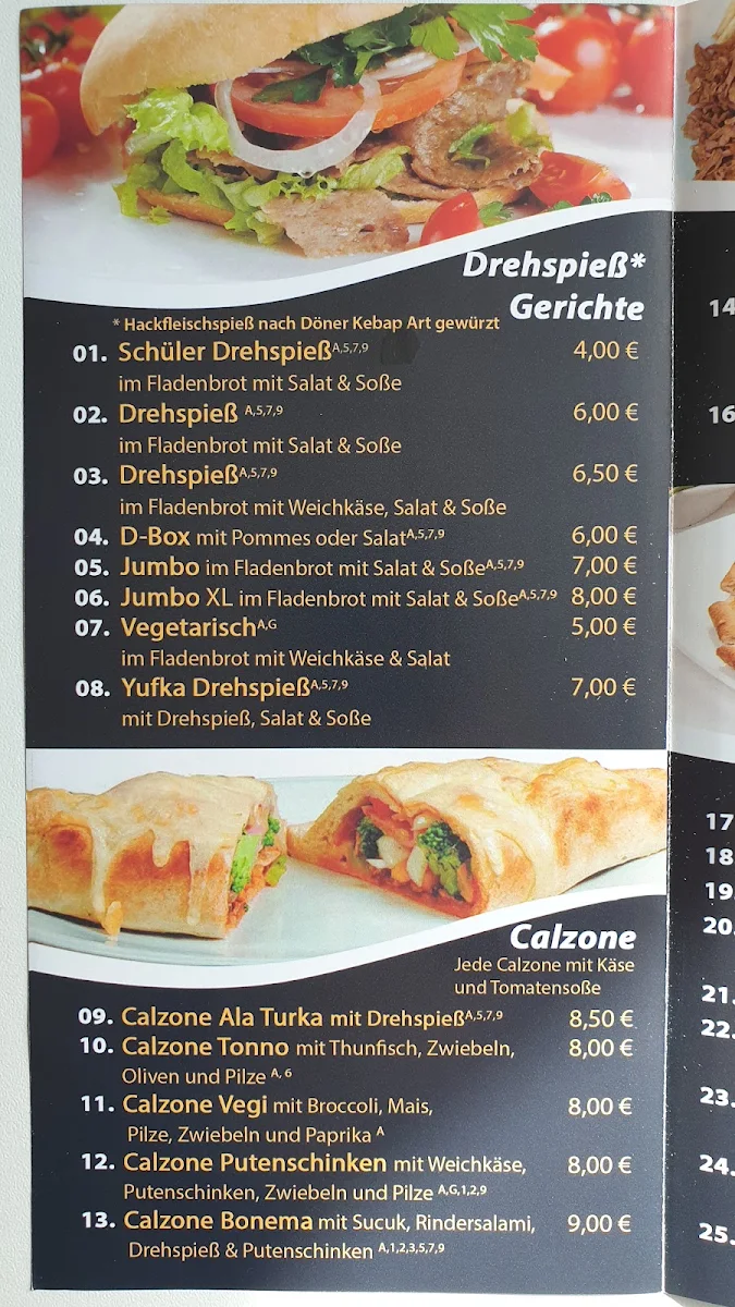 Speisekarte photo 5