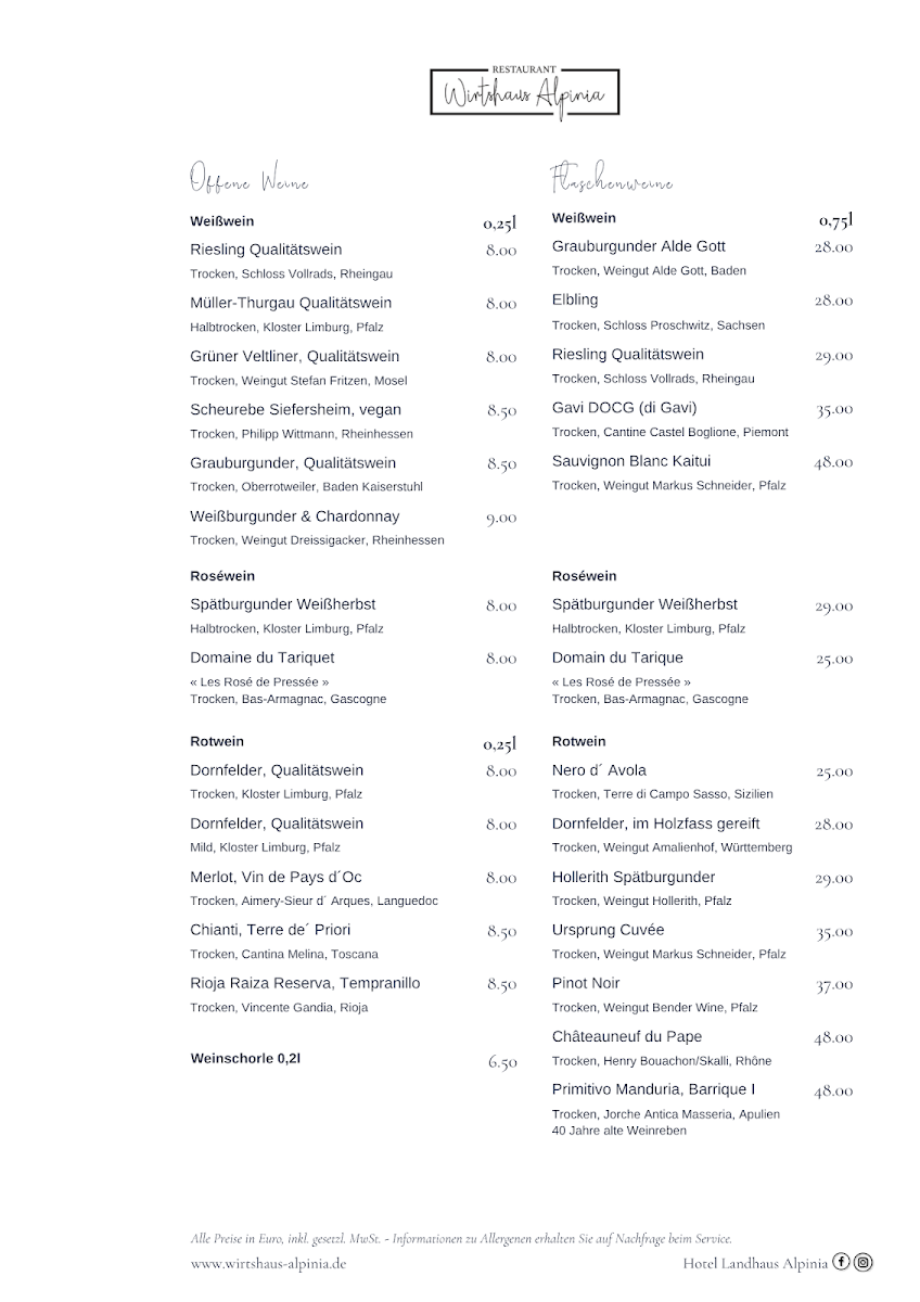 Speisekarte photo 3