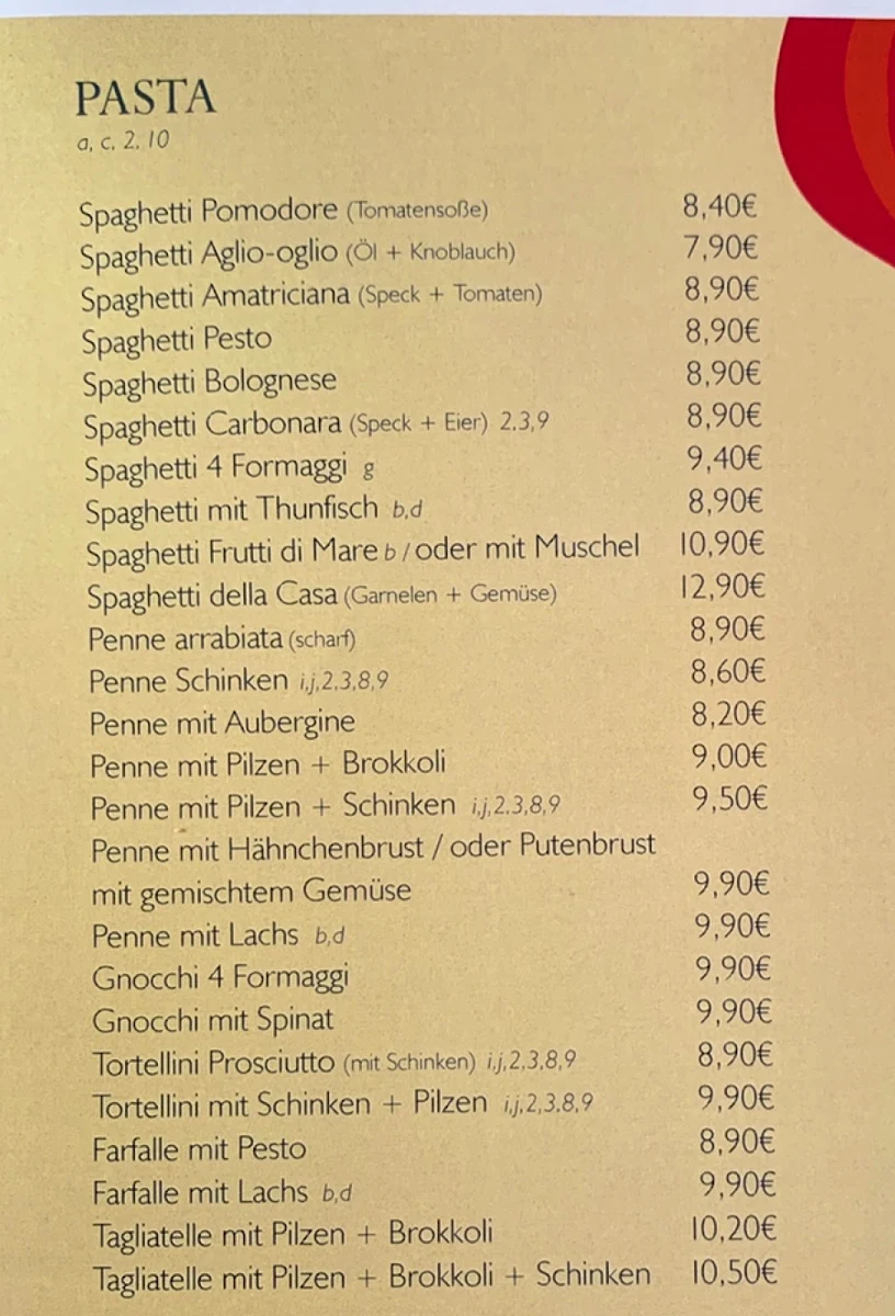 Speisekarte photo 3