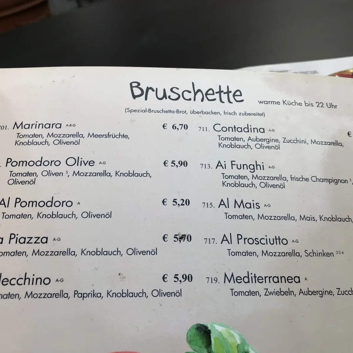 Speisekarte photo 5