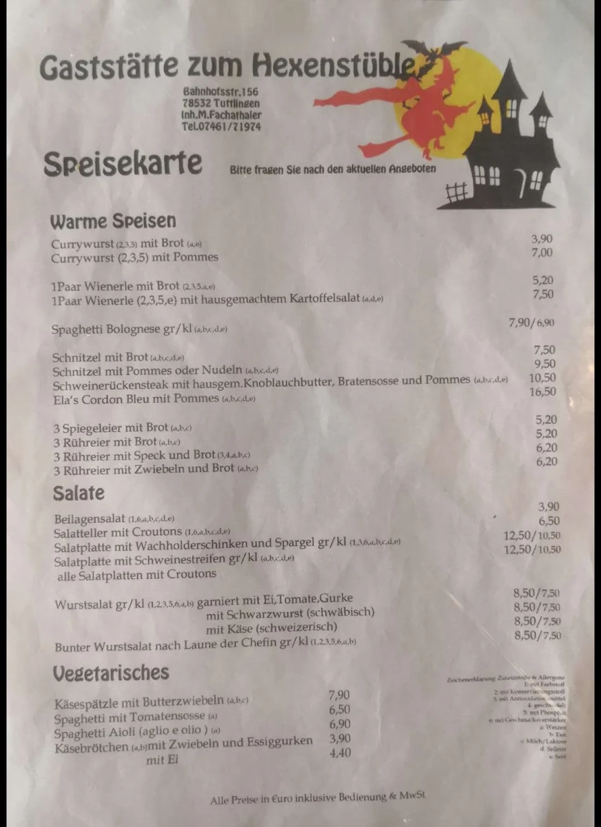 Speisekarte photo 2