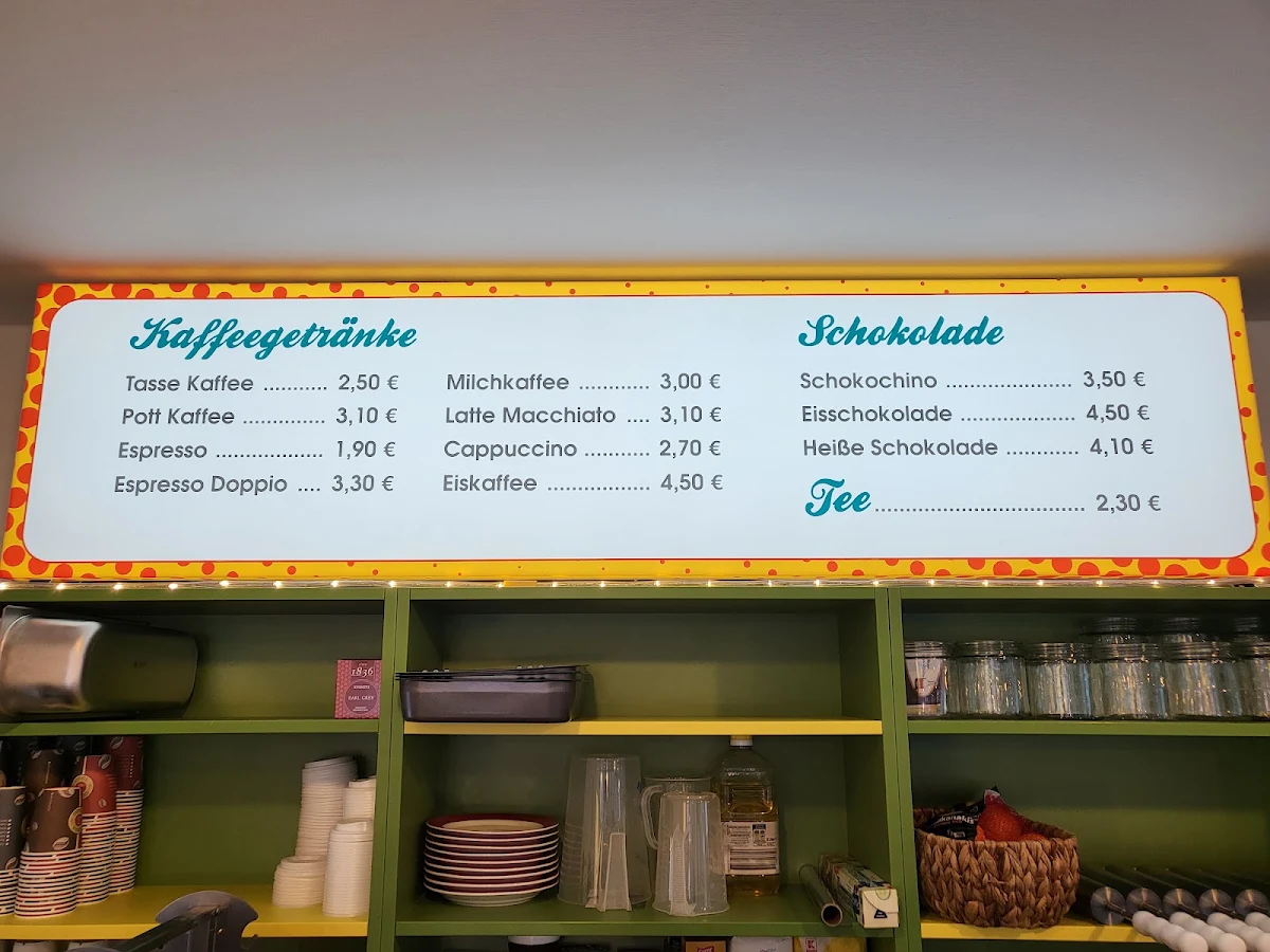 Speisekarte, Brückenhäuschen