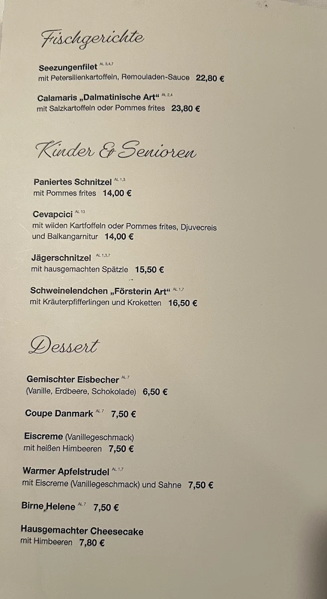 Speisekarte photo 4