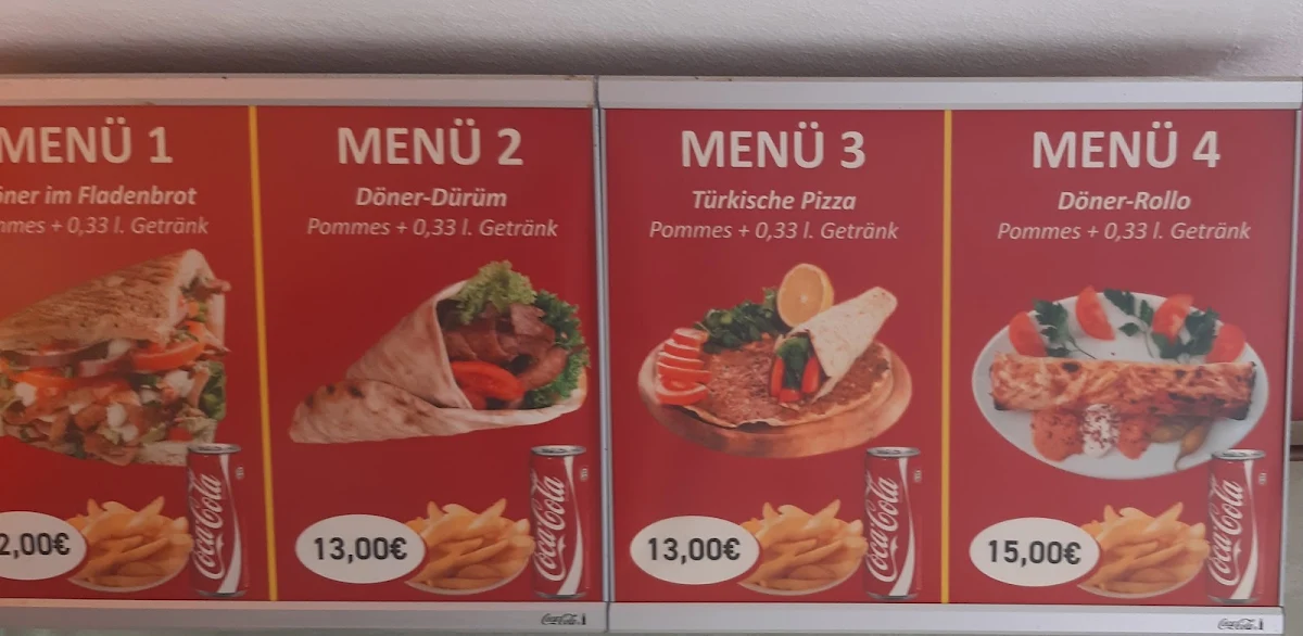 Speisekarte, Berlin Döner
