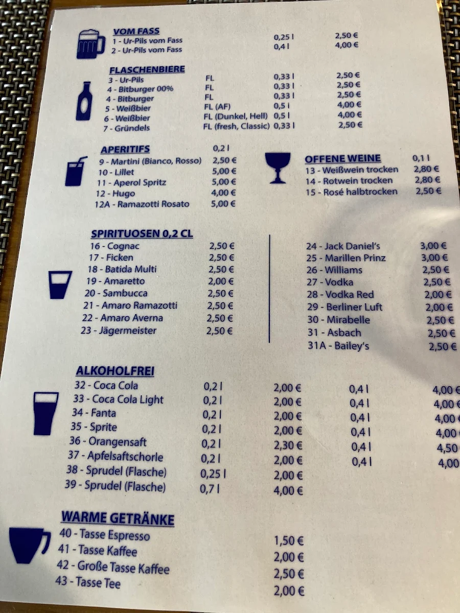 Speisekarte photo 3