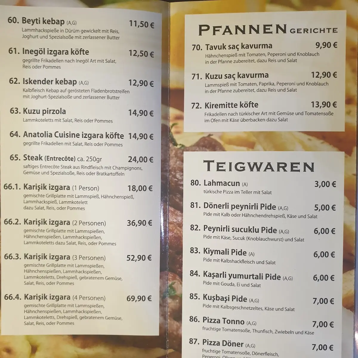 Speisekarte photo 10