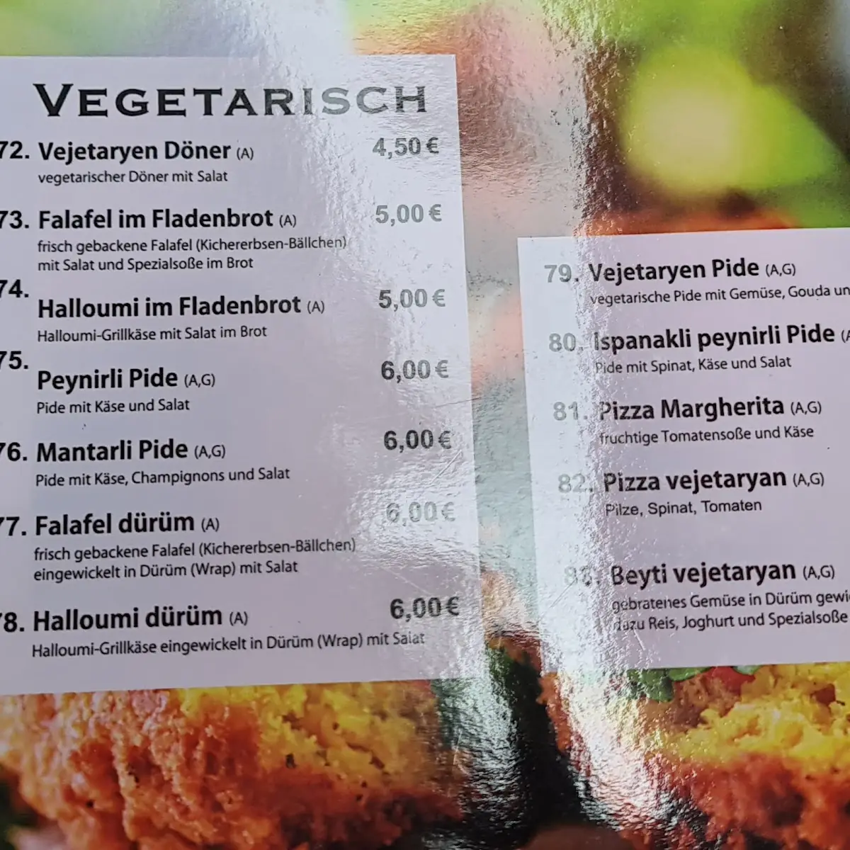 Speisekarte photo 7