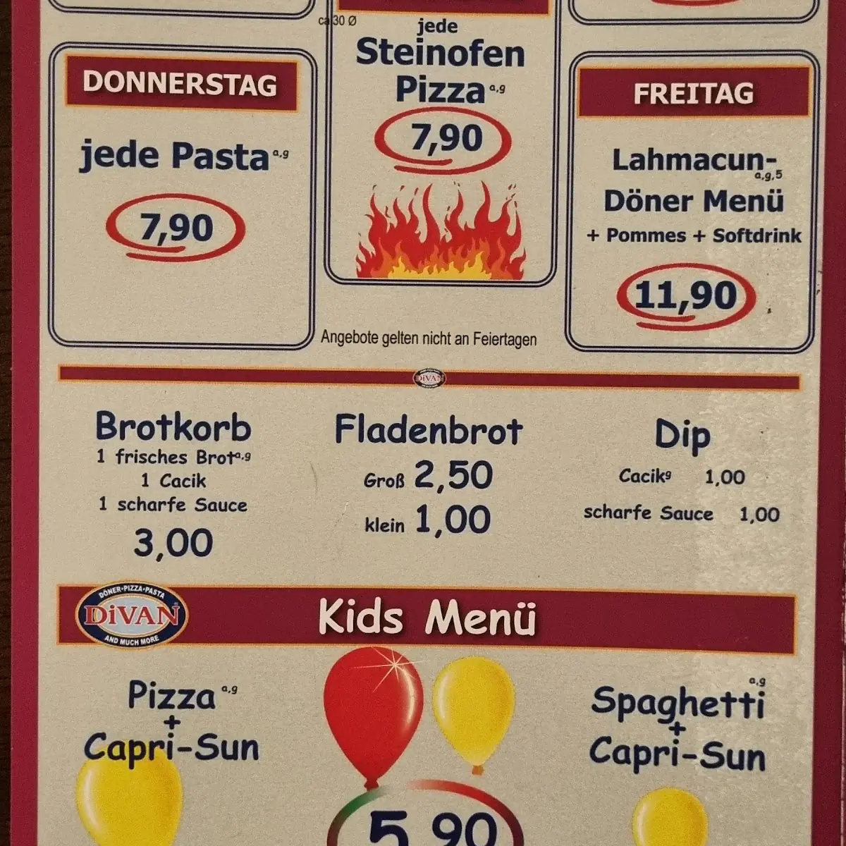 Speisekarte photo 1
