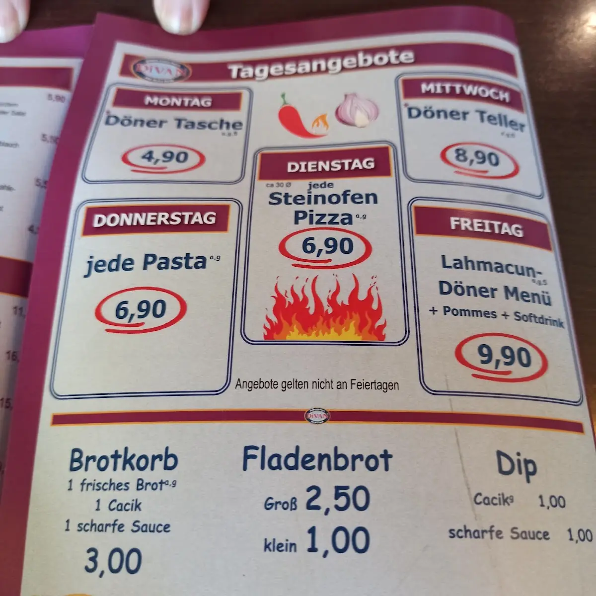 Speisekarte photo 6