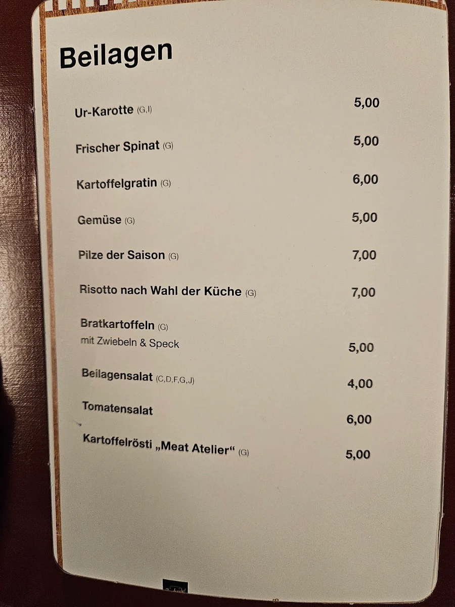 Speisekarte photo 2