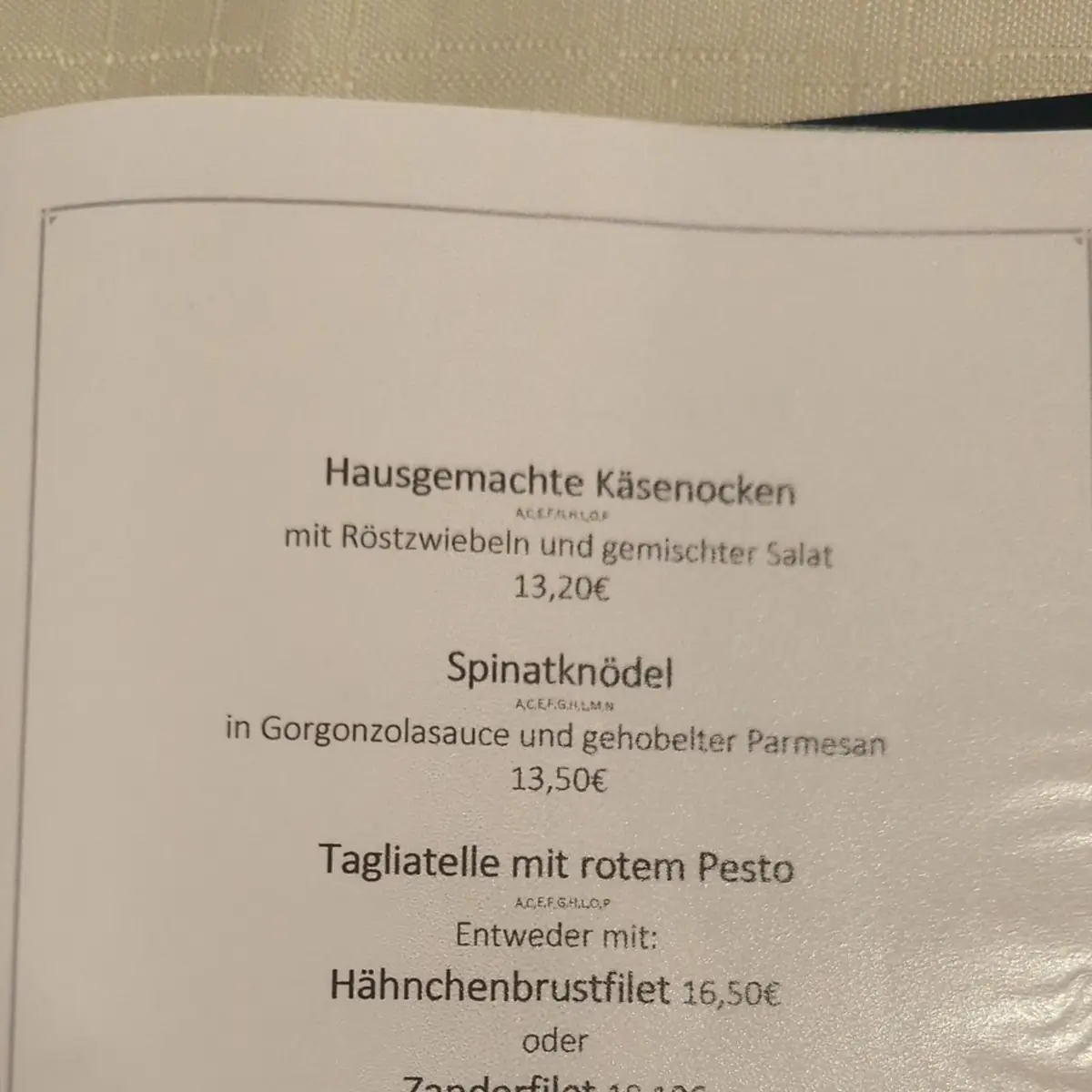 Speisekarte photo 6