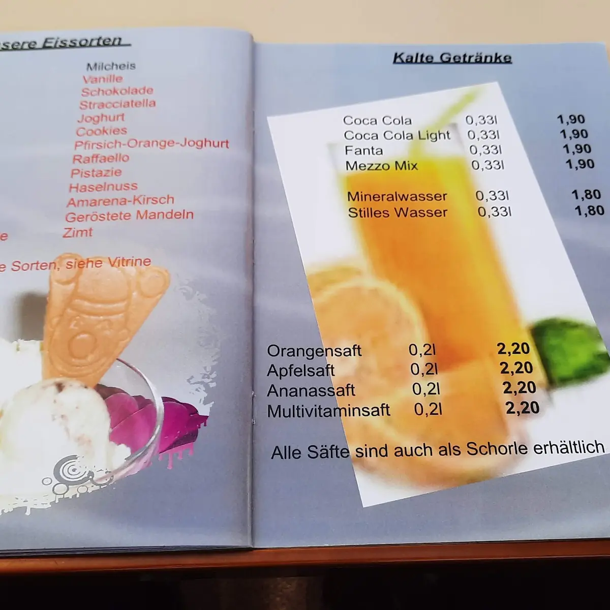 Speisekarte photo 2