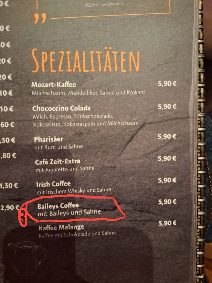 Speisekarte photo 2