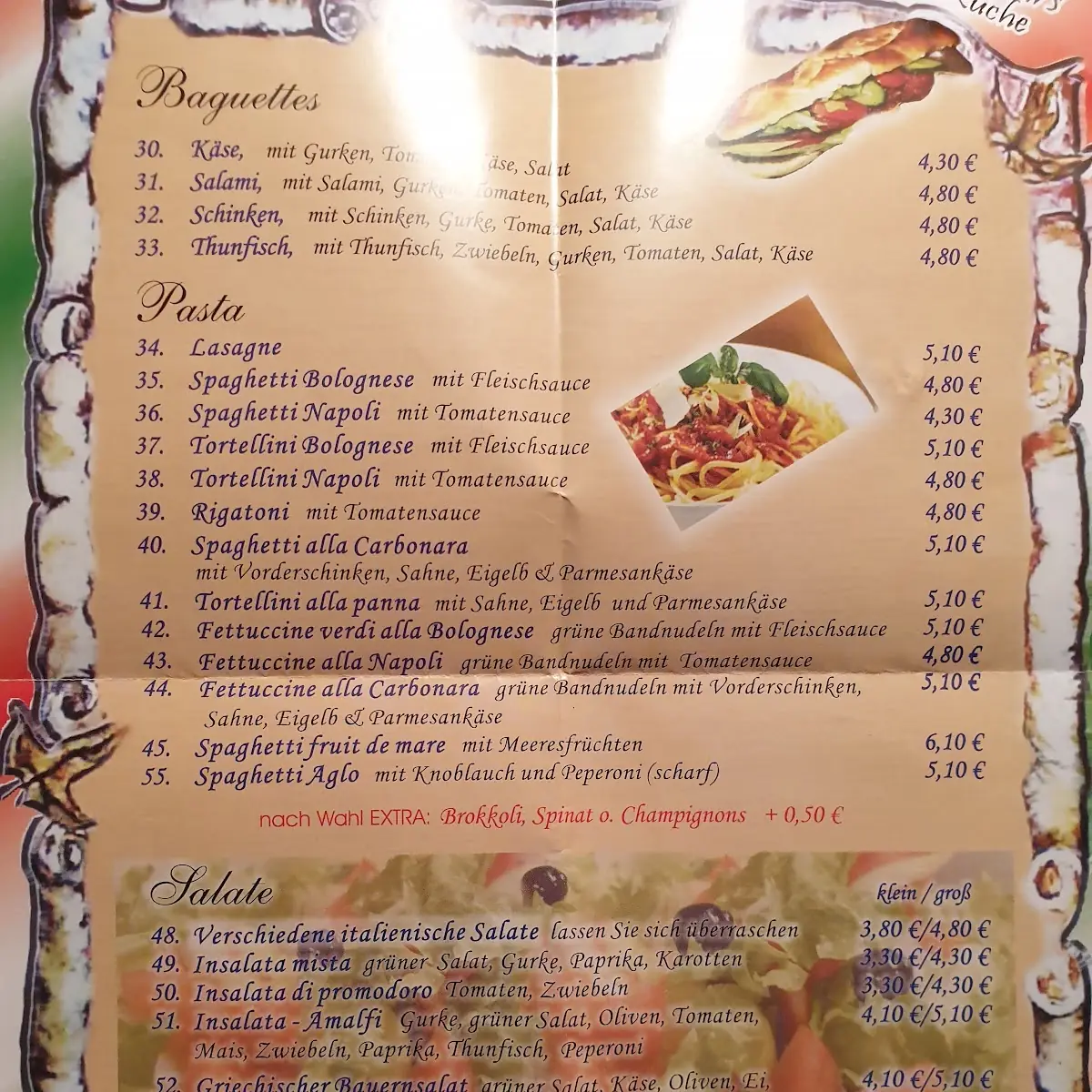 Speisekarte photo 4