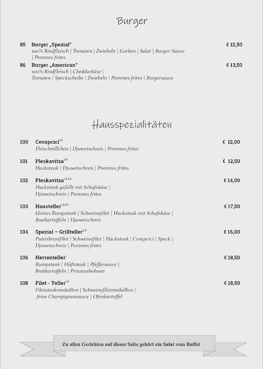 Speisekarte photo 8