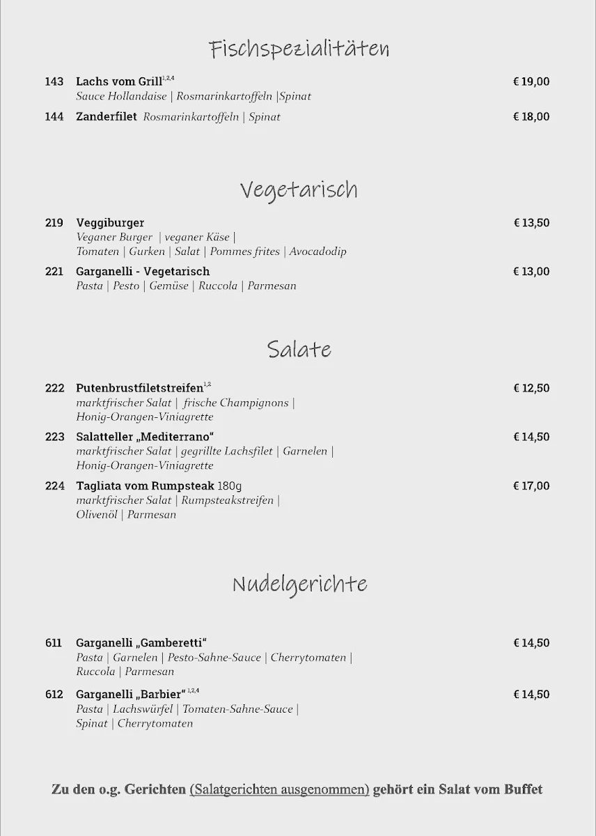 Speisekarte photo 9