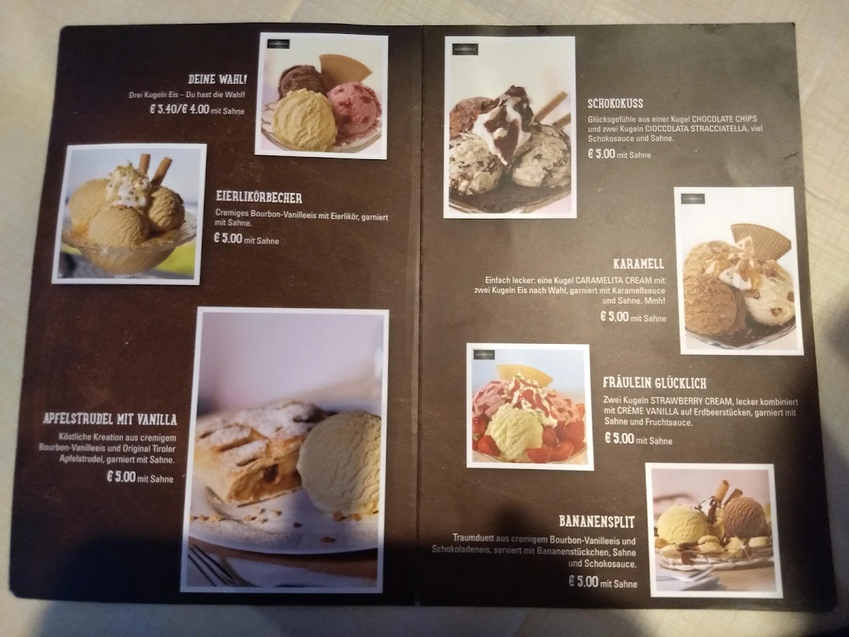 Speisekarte, Pizzeria Bella Italia