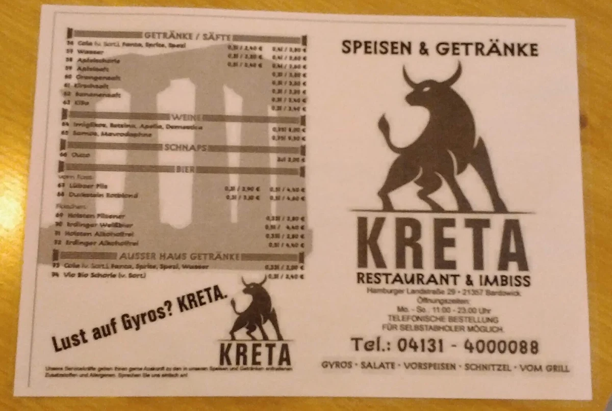 Speisekarte photo 5