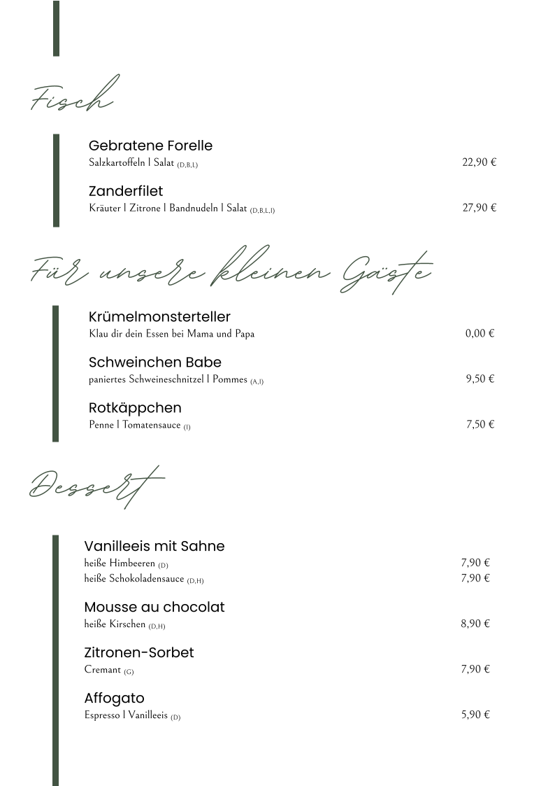 Speisekarte photo 2