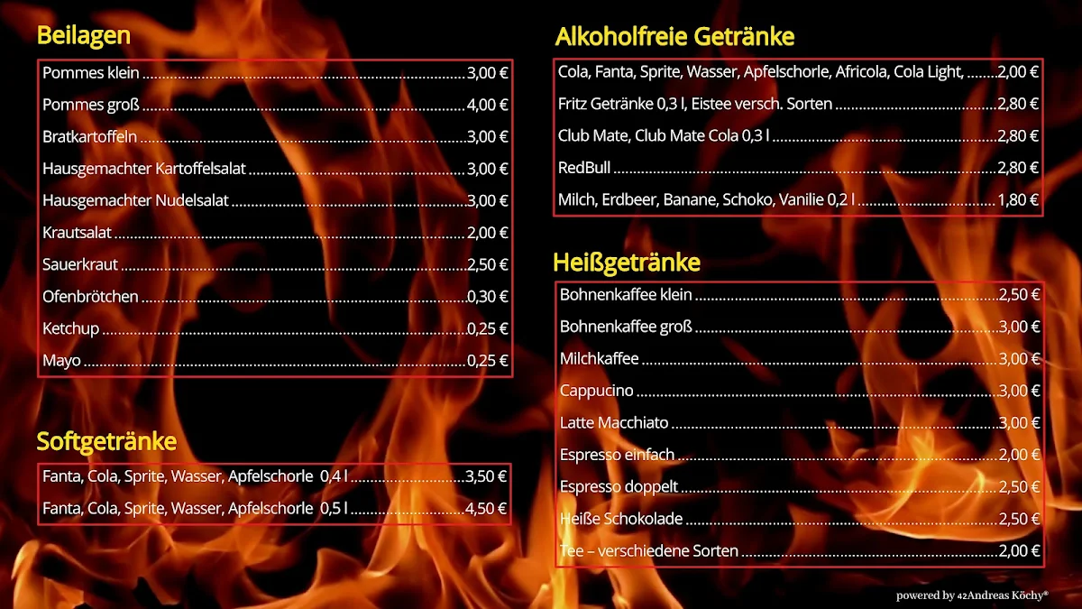 Speisekarte photo 2