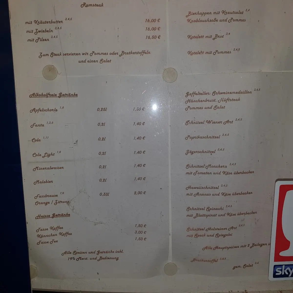 Speisekarte photo 2