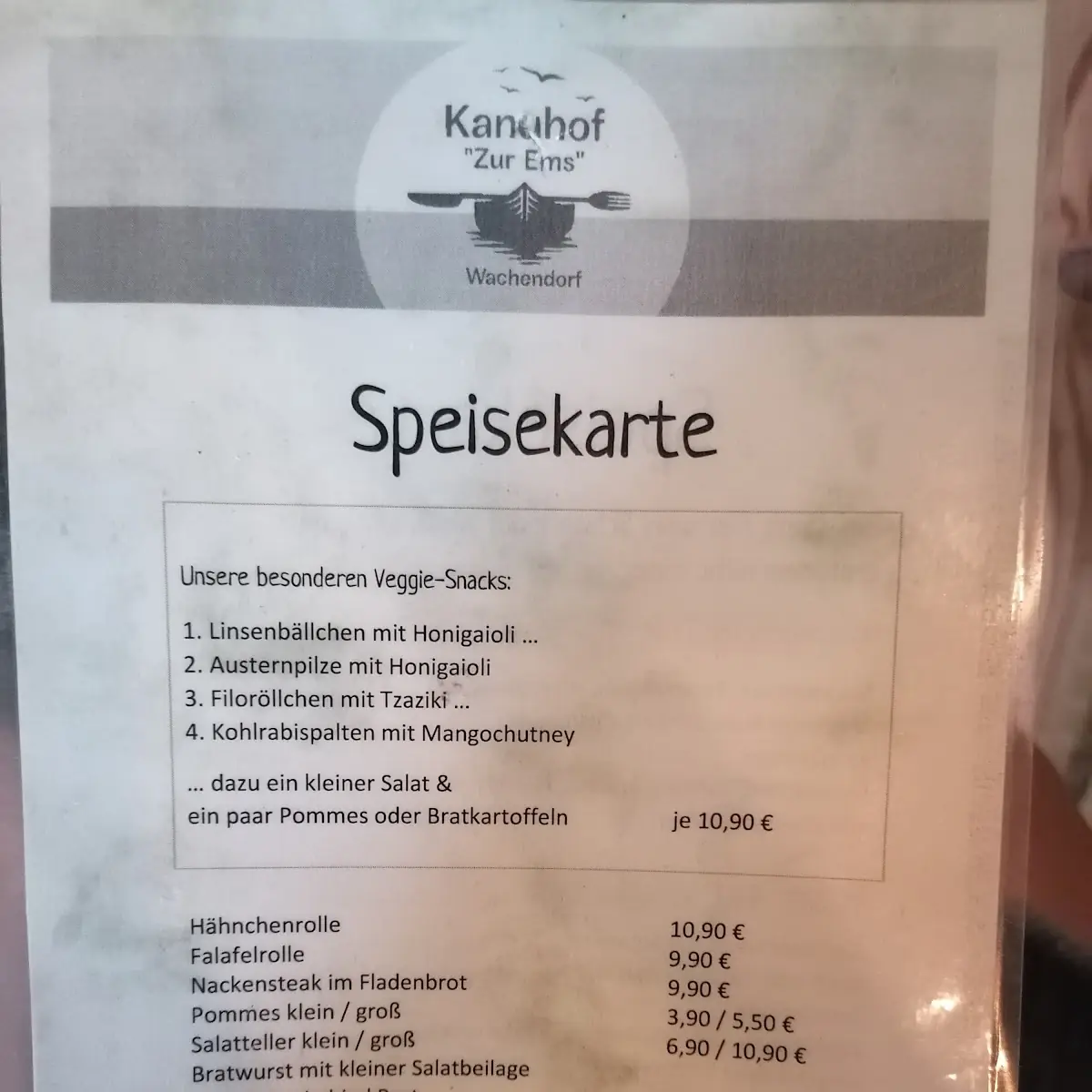 Speisekarte photo 2