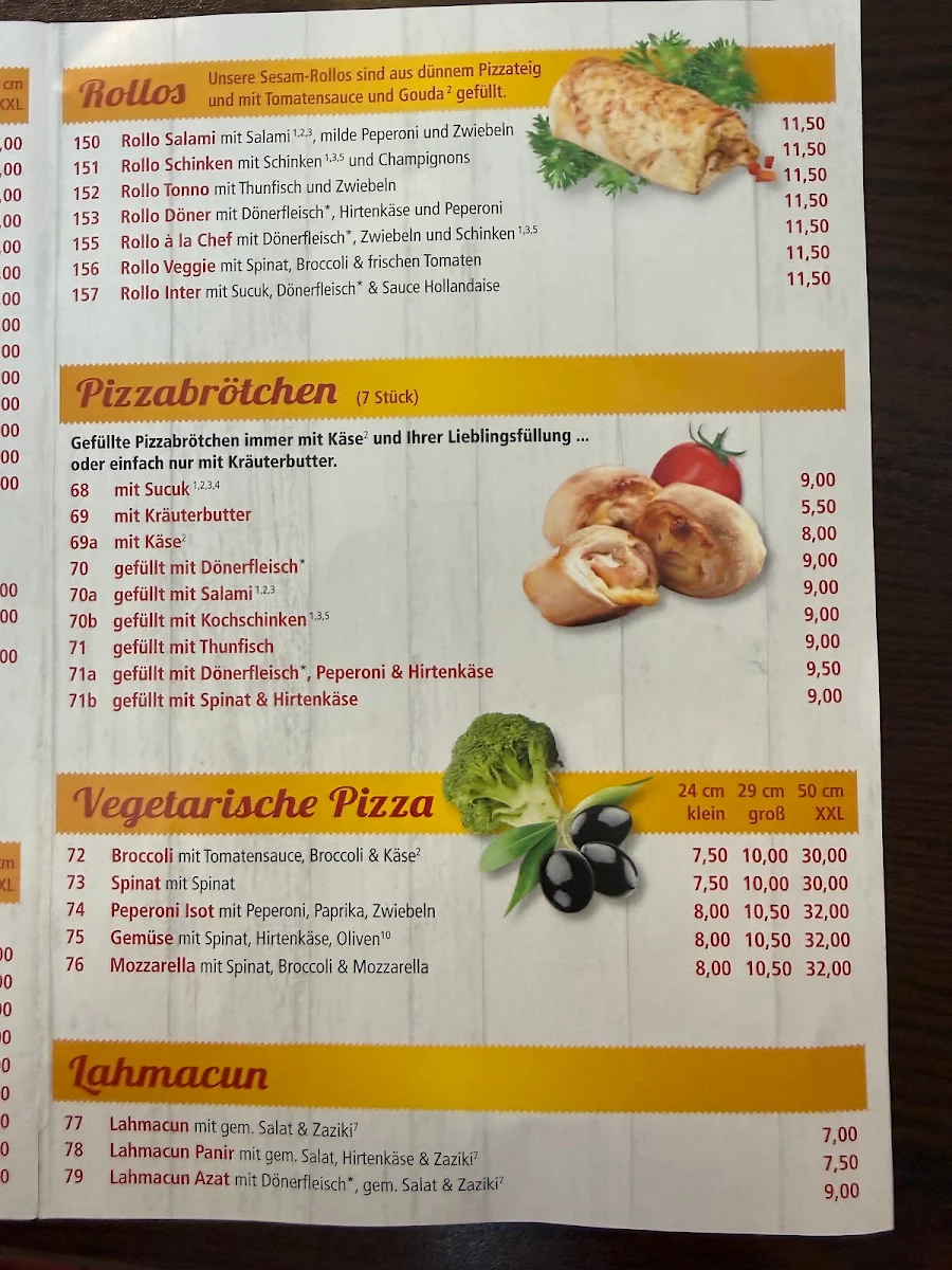 Speisekarte photo 2