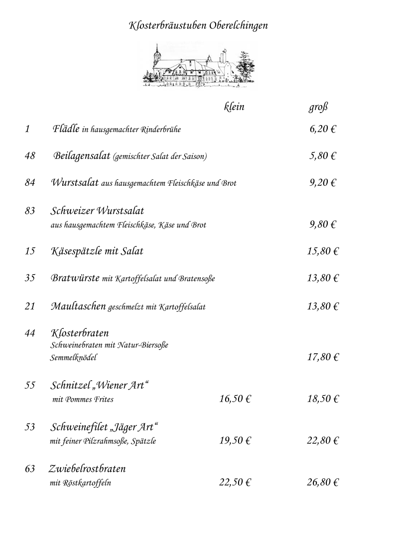 Speisekarte photo 6