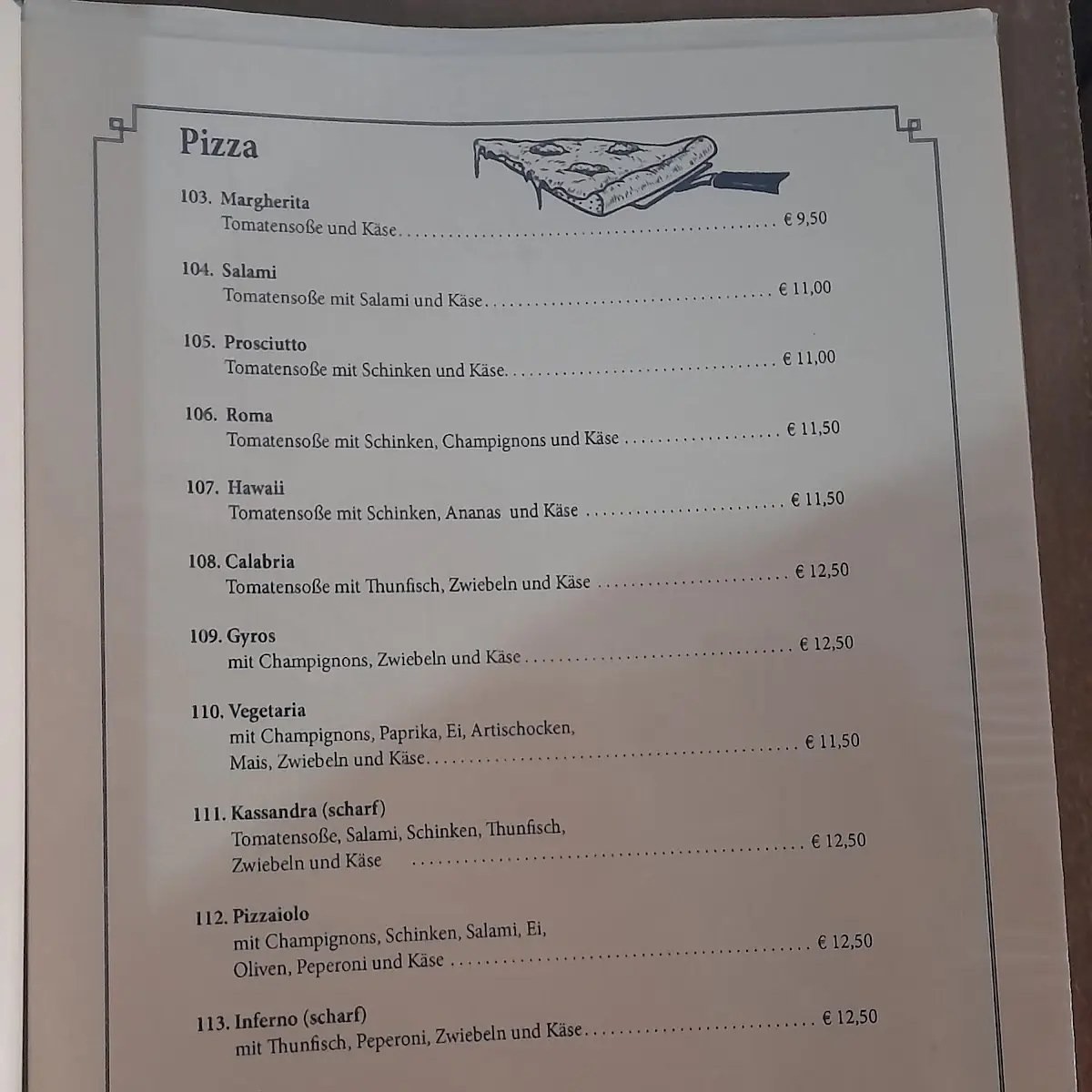 Speisekarte photo 3