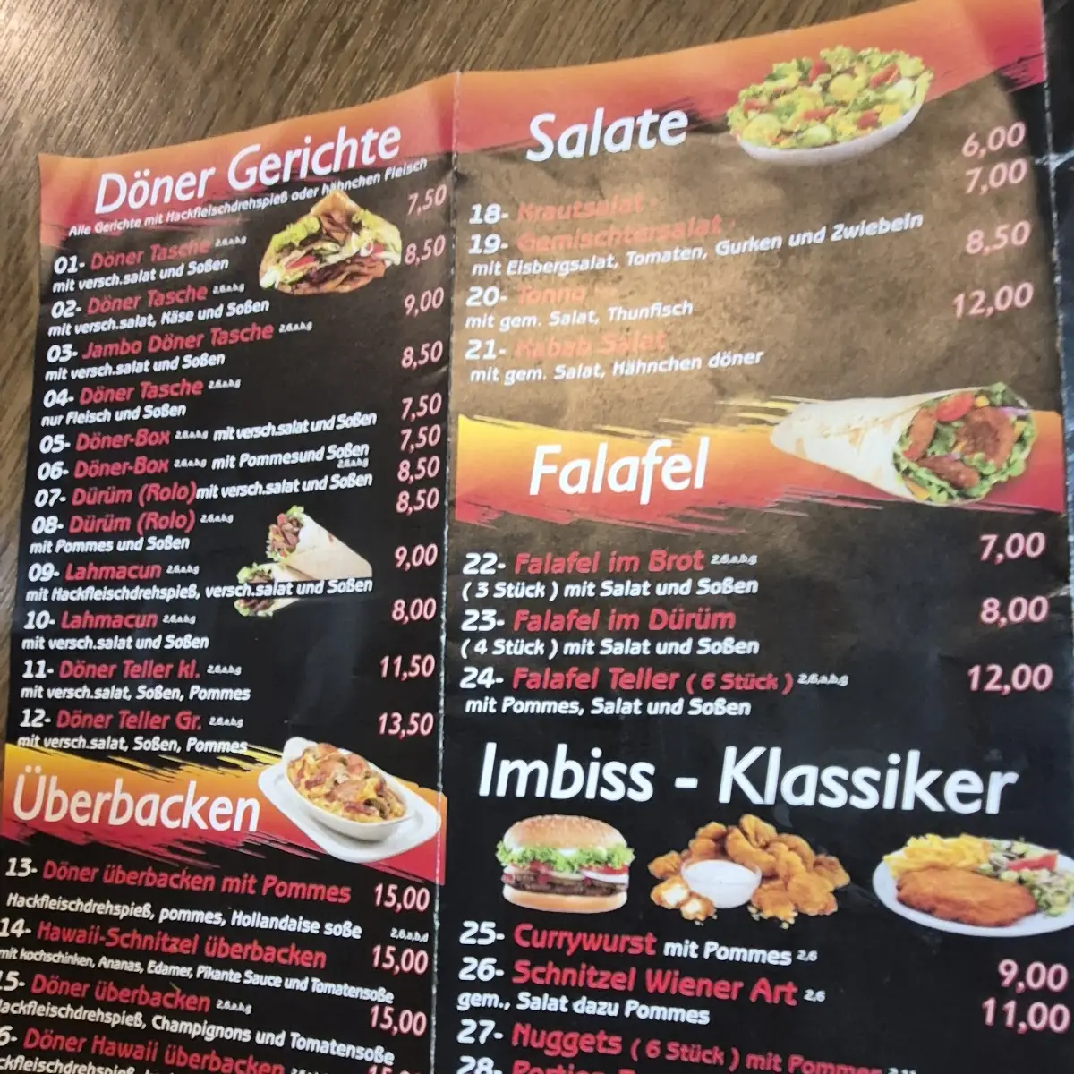 Speisekarte photo 1