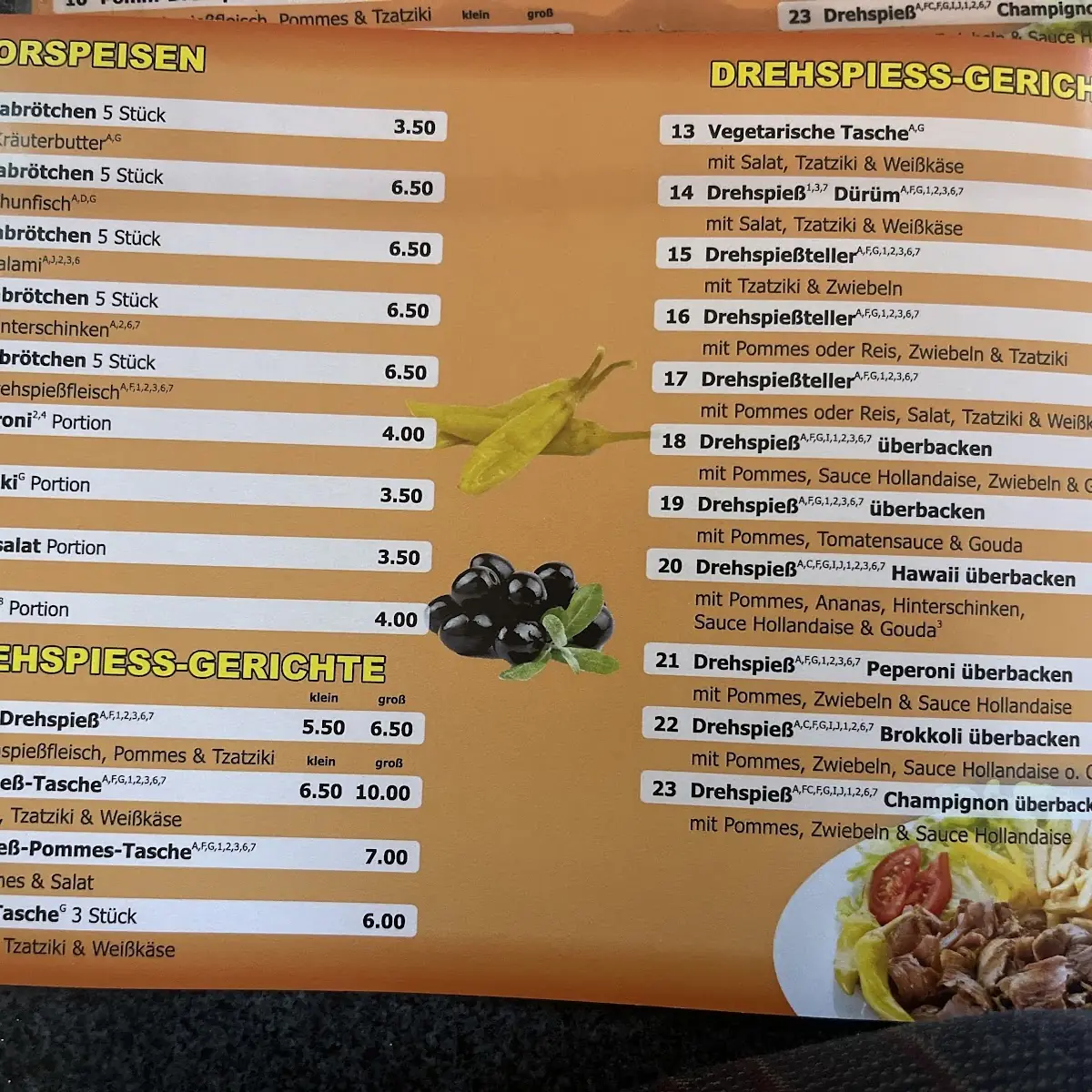 Speisekarte photo 1