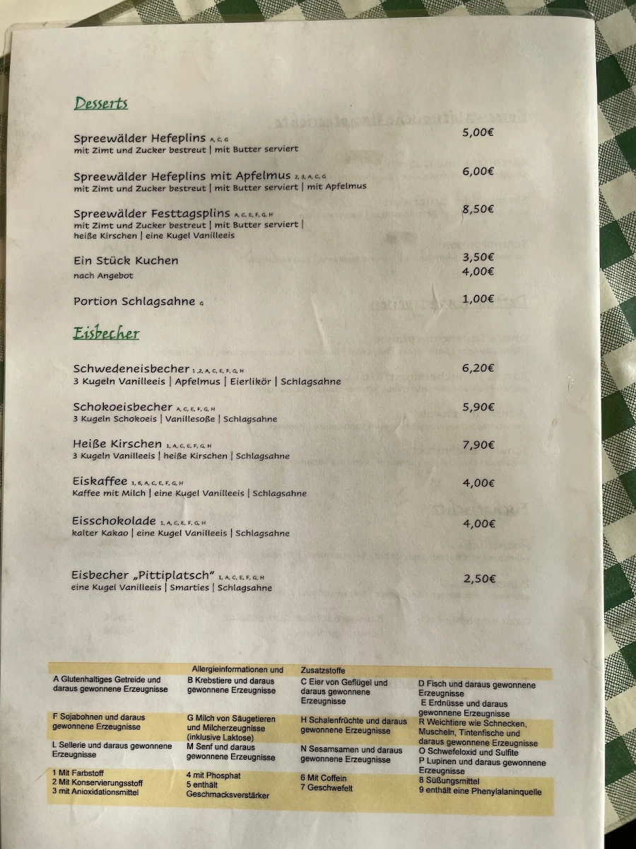 Speisekarte photo 3