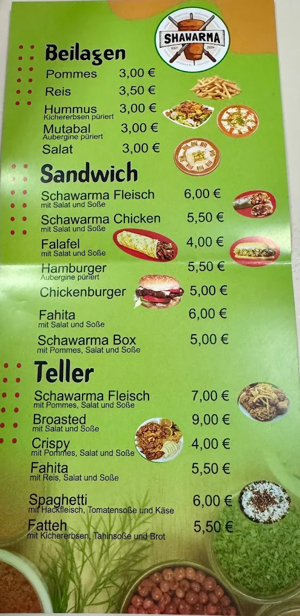 Speisekarte photo 2