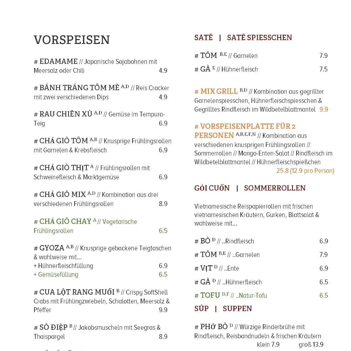 Speisekarte photo 9