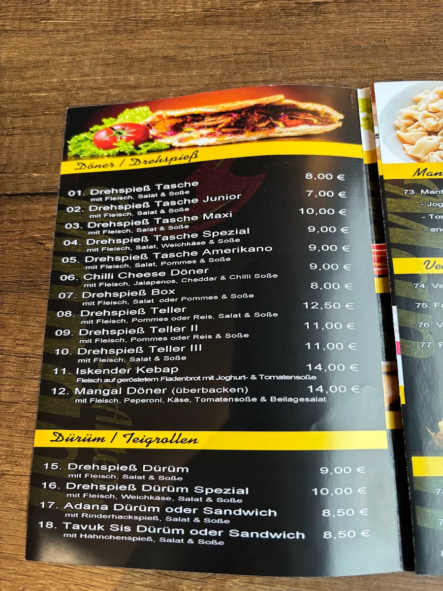 Speisekarte photo 2
