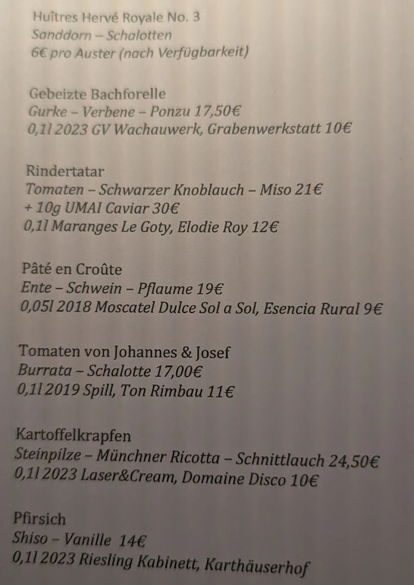 Speisekarte photo 1