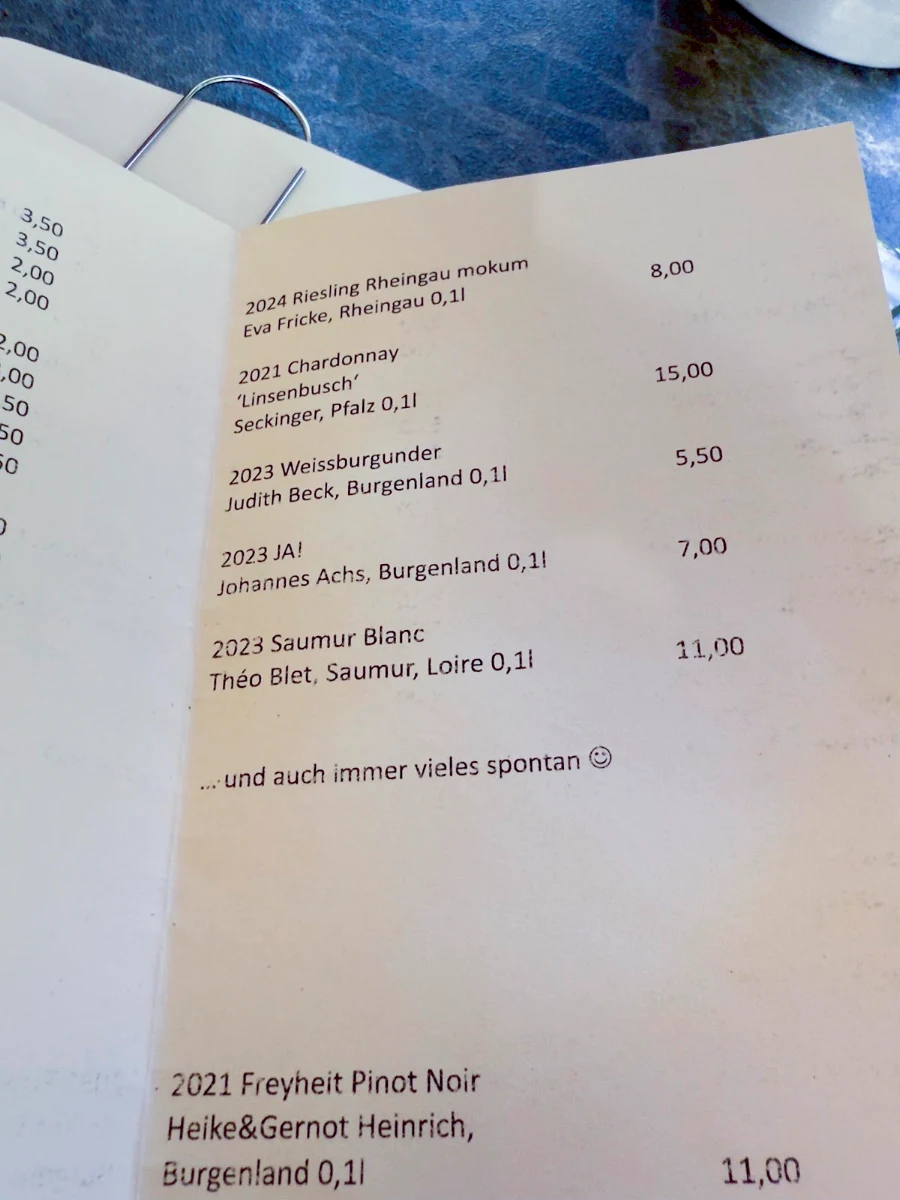 Speisekarte photo 5