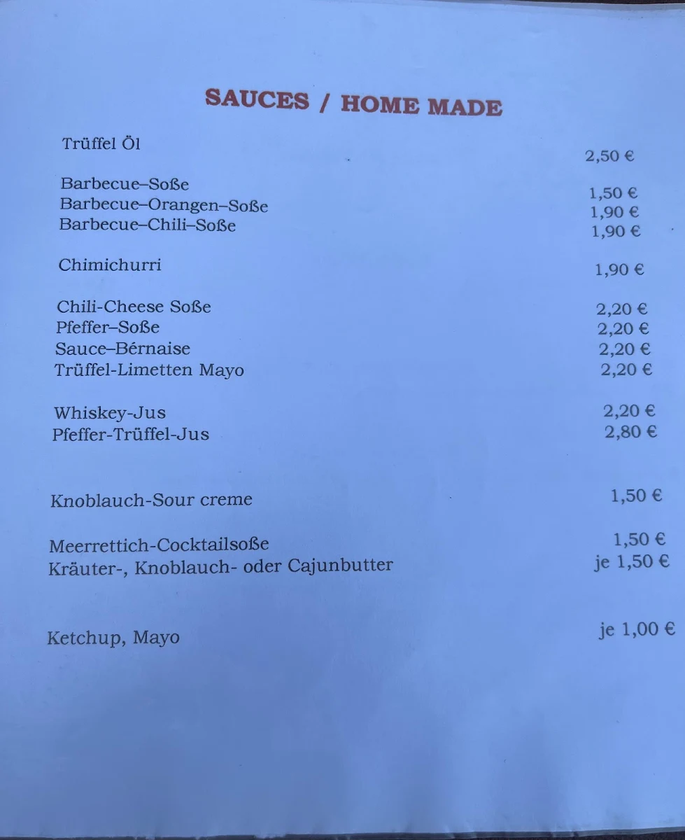 Speisekarte photo 3