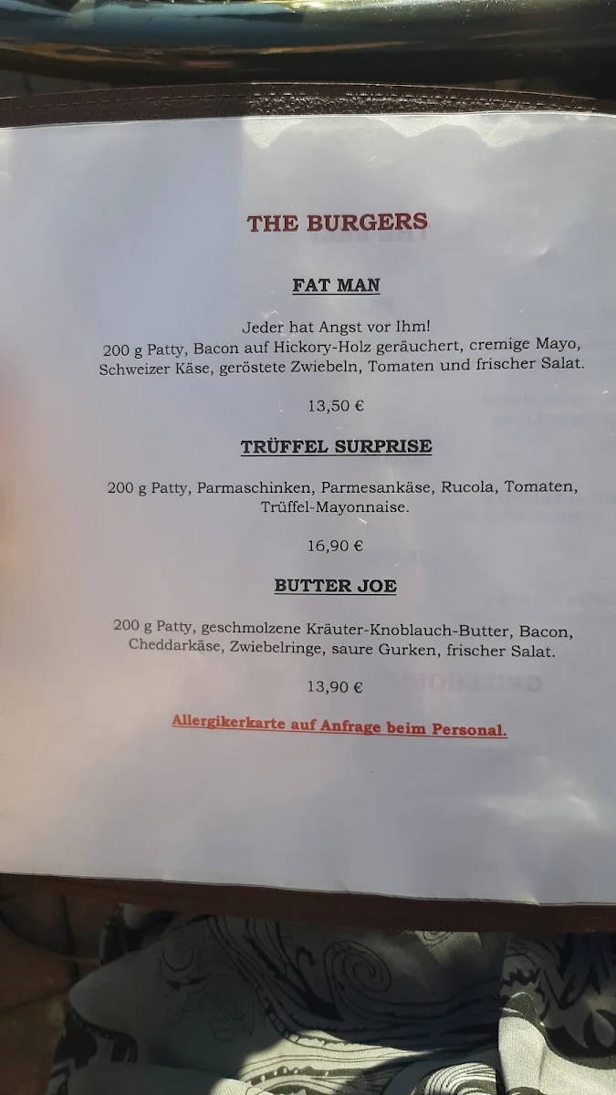 Speisekarte photo 5
