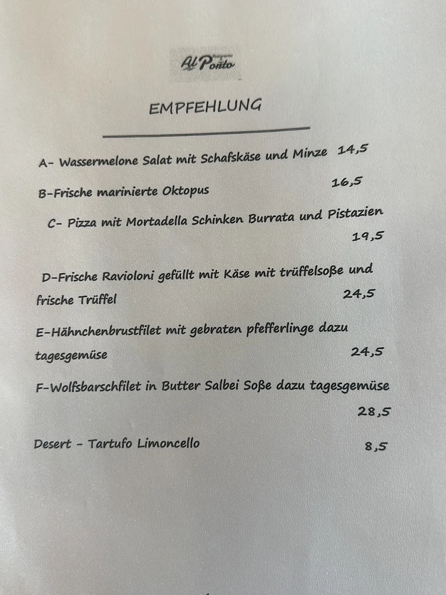 Speisekarte photo 1