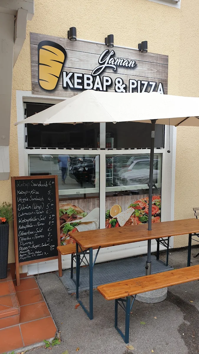 Speisekarte, Yaman Kebap & Pizza