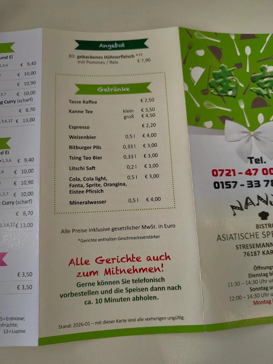 Speisekarte photo 10
