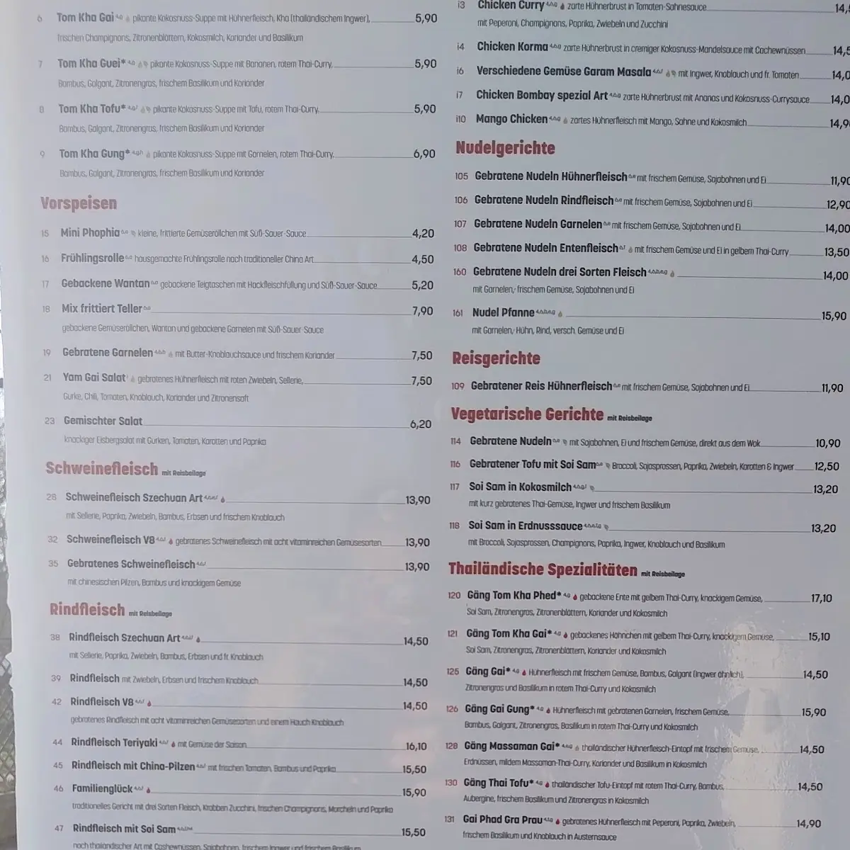 Speisekarte photo 3